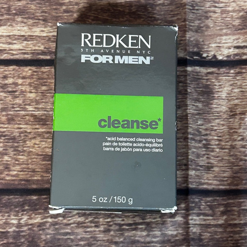 Redken For Men Cleanse Acid Balanced Cleansing Bar 5 oz 150 g New in Box